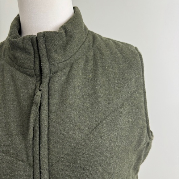 Vintage - Gap - Green Wool Zip Up Vest - Pockets - Women’s M/L - Picture 2 of 11